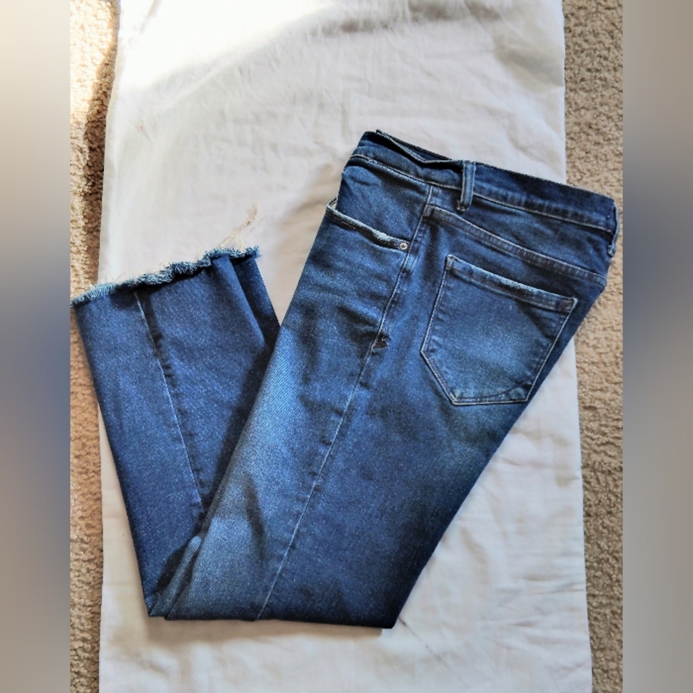 Kensie Dark Blue Ankle Jeans - Picture 3 of 6